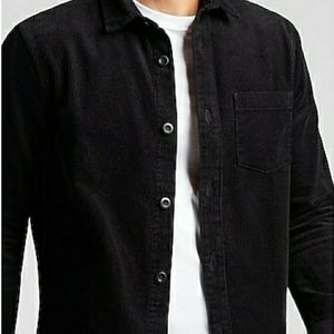Thick Corduroy Button Down Shirt